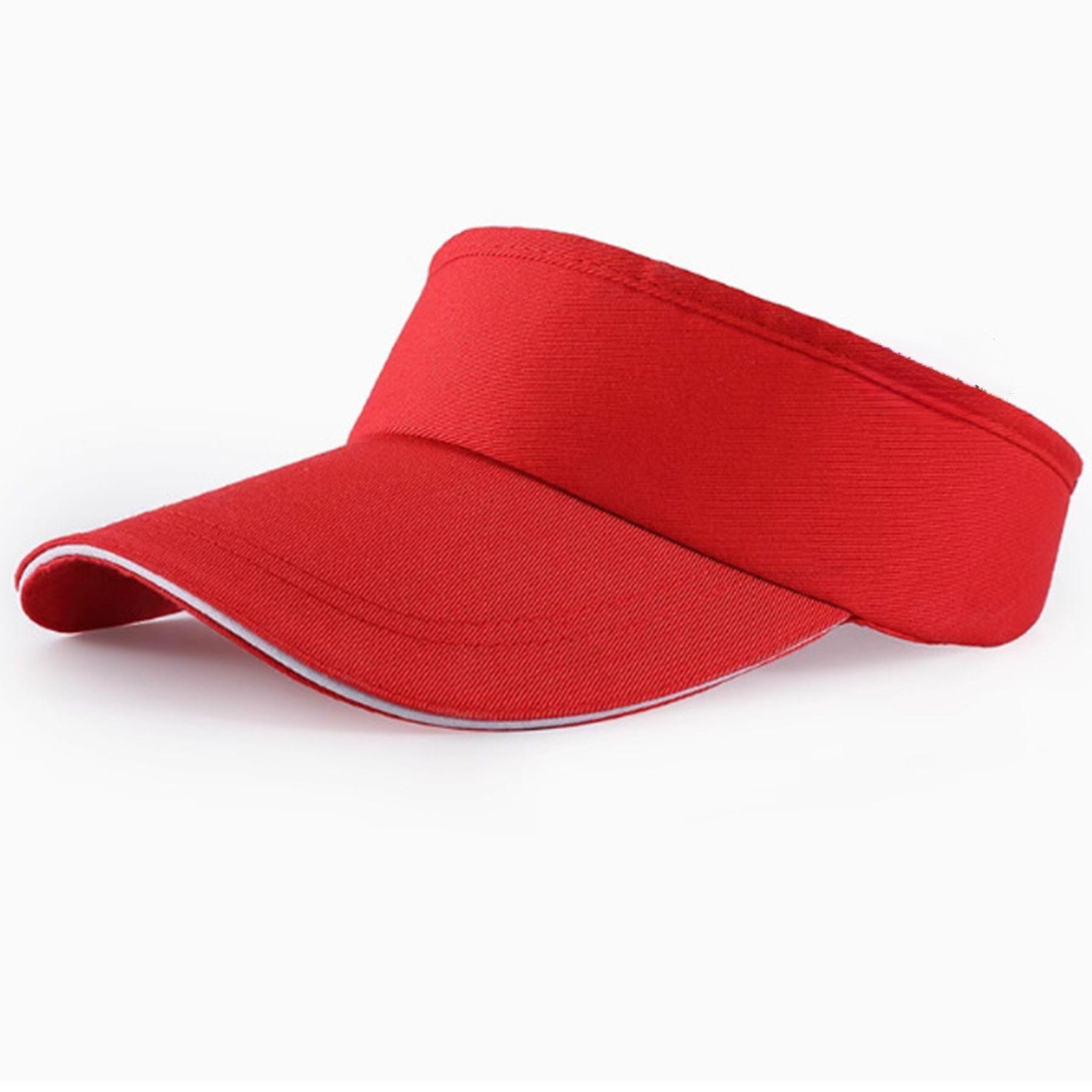 Breathable Adjustable Sun Visor Cap with Color Options