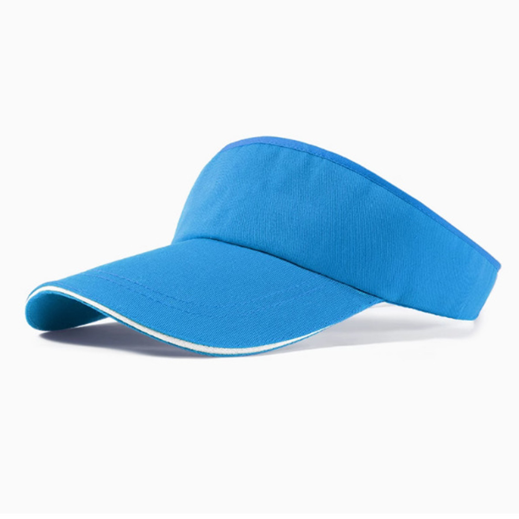 Breathable Adjustable Sun Visor Cap with Color Options