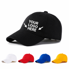 Classic Cotton Baseball Cap with Adjustable Strap