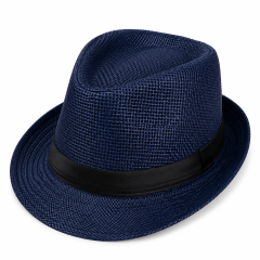 Classic Panama Straw Beach Hat with Wide Brim