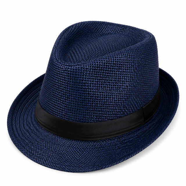 Classic Panama Straw Beach Hat with Wide Brim