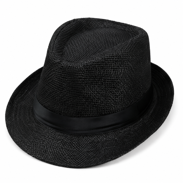 Classic Panama Straw Beach Hat with Wide Brim
