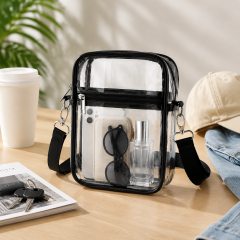 Clear PVC Stadium Crossbody Bag