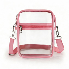 Clear PVC Stadium Crossbody Bag