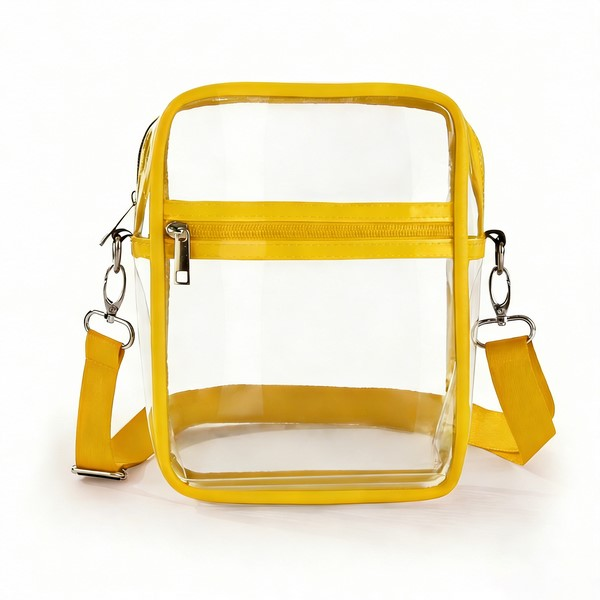 Clear PVC Stadium Crossbody Bag