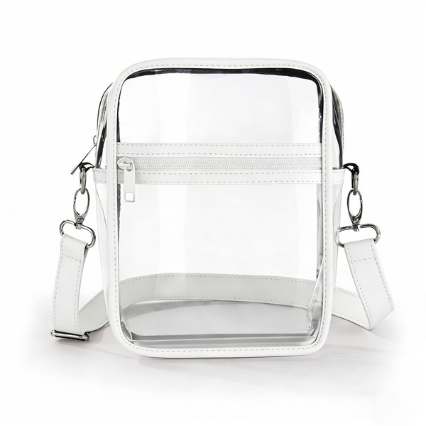 Clear PVC Stadium Crossbody Bag