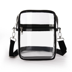 Clear PVC Stadium Crossbody Bag