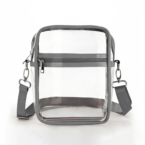 Clear PVC Stadium Crossbody Bag