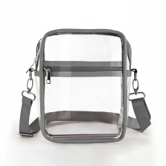Clear PVC Stadium Crossbody Bag