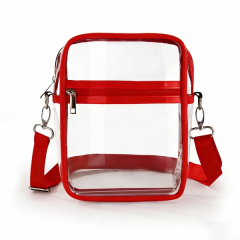 Clear PVC Stadium Crossbody Bag