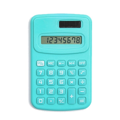 Compact Dual-Power Pocket Calculator