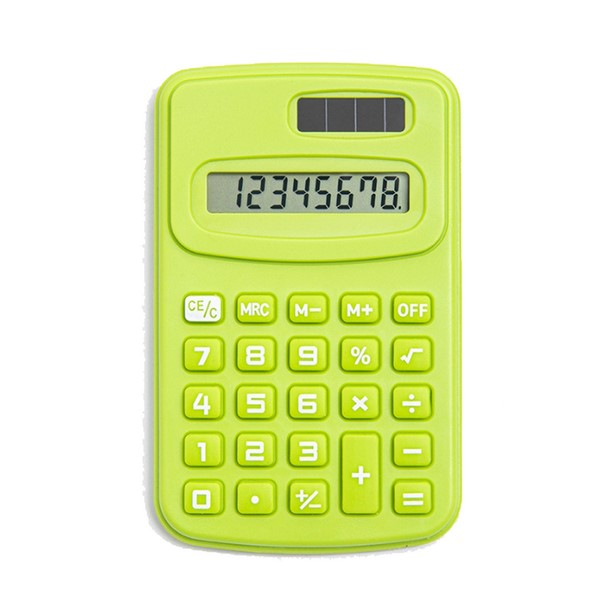 Compact Dual-Power Pocket Calculator
