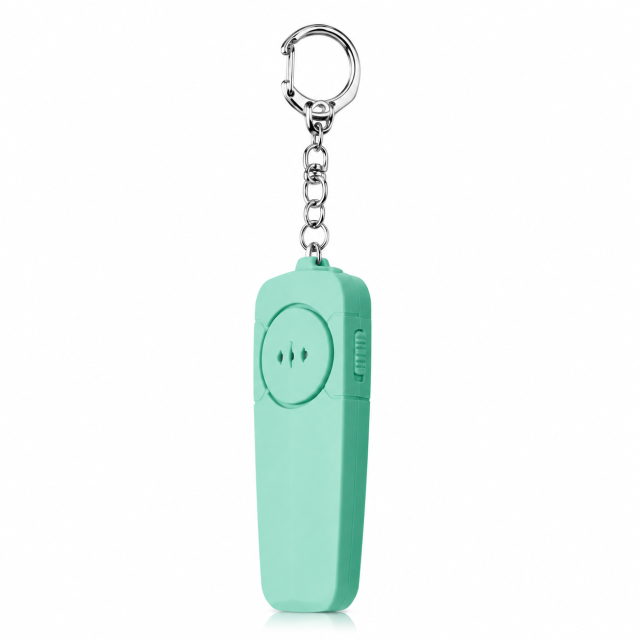 Compact Pull Pin Personal Safety Alarm Keychain