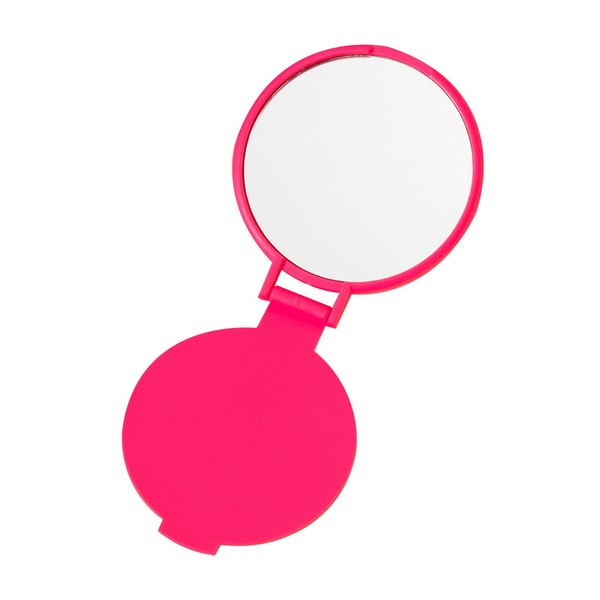 Compact Round Foldable Plastic Makeup Mirror