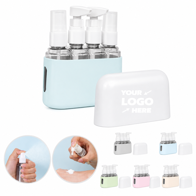 Compact Travel Toiletry Bottle Set