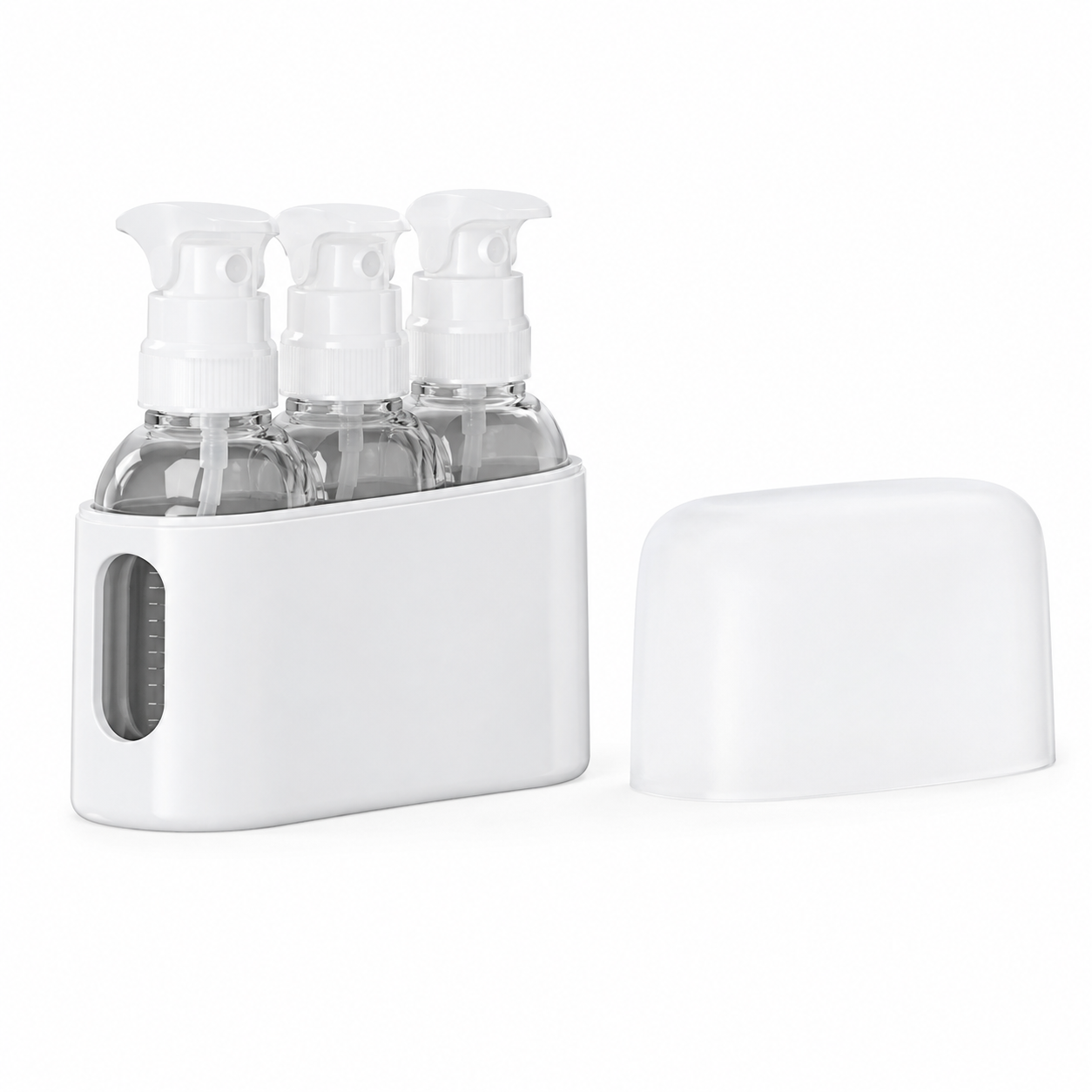 Compact Travel Toiletry Bottle Set