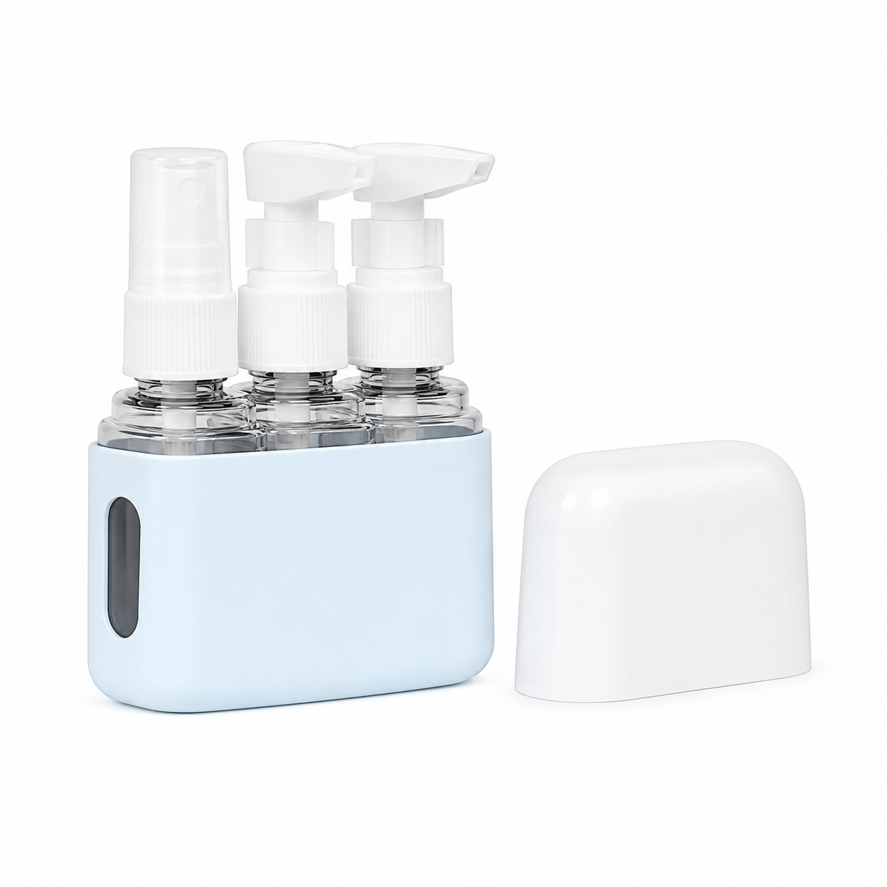 Compact Travel Toiletry Bottle Set