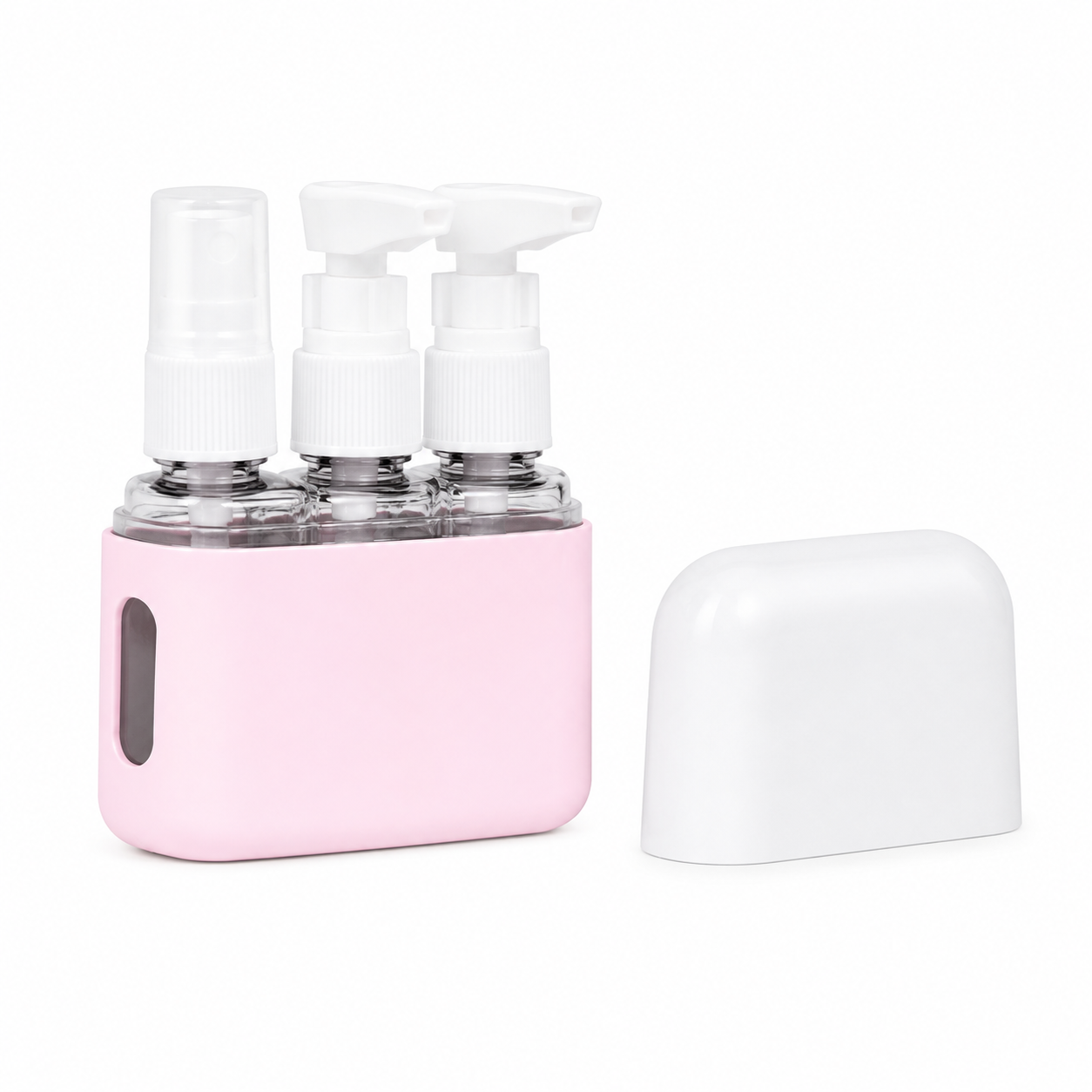 Compact Travel Toiletry Bottle Set