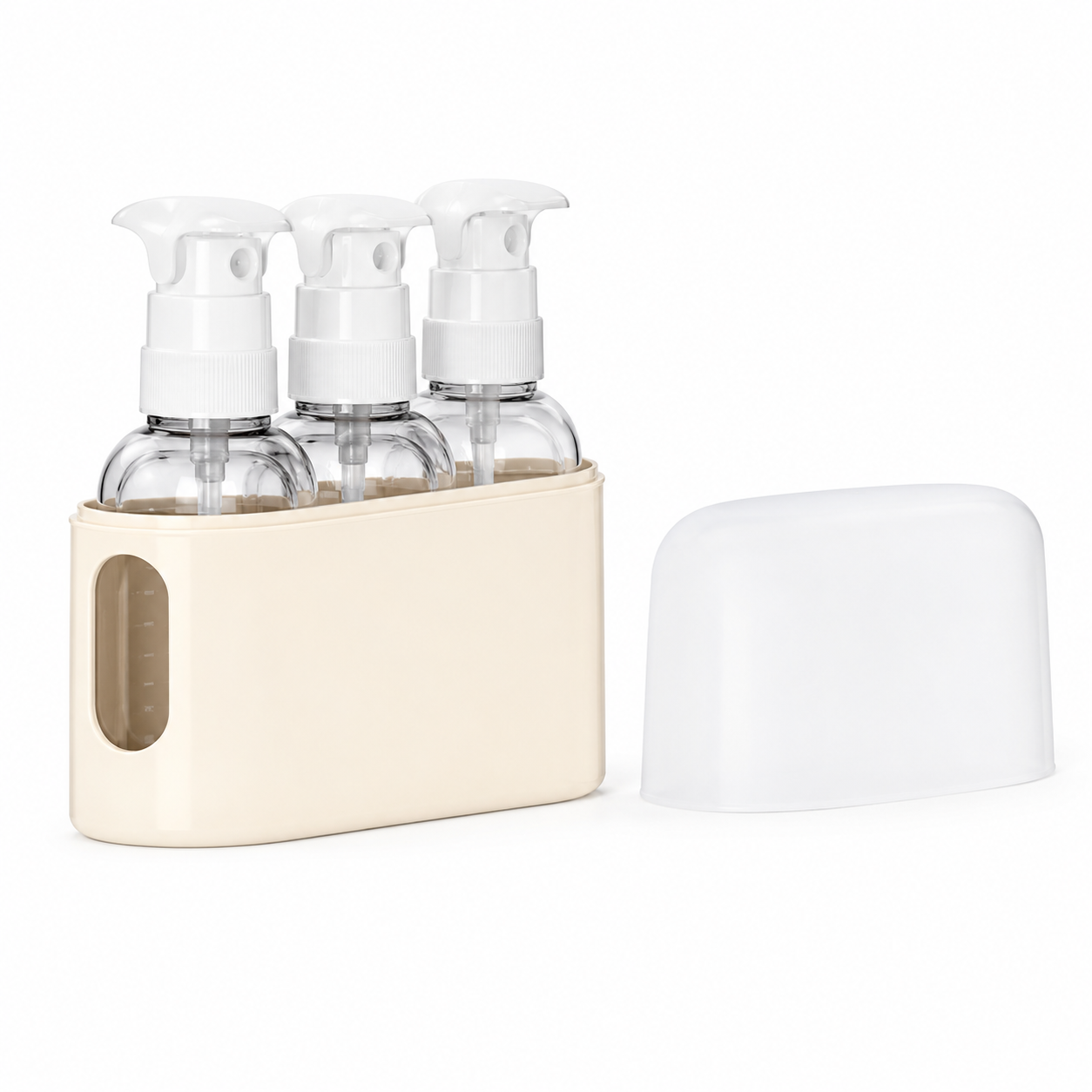 Compact Travel Toiletry Bottle Set