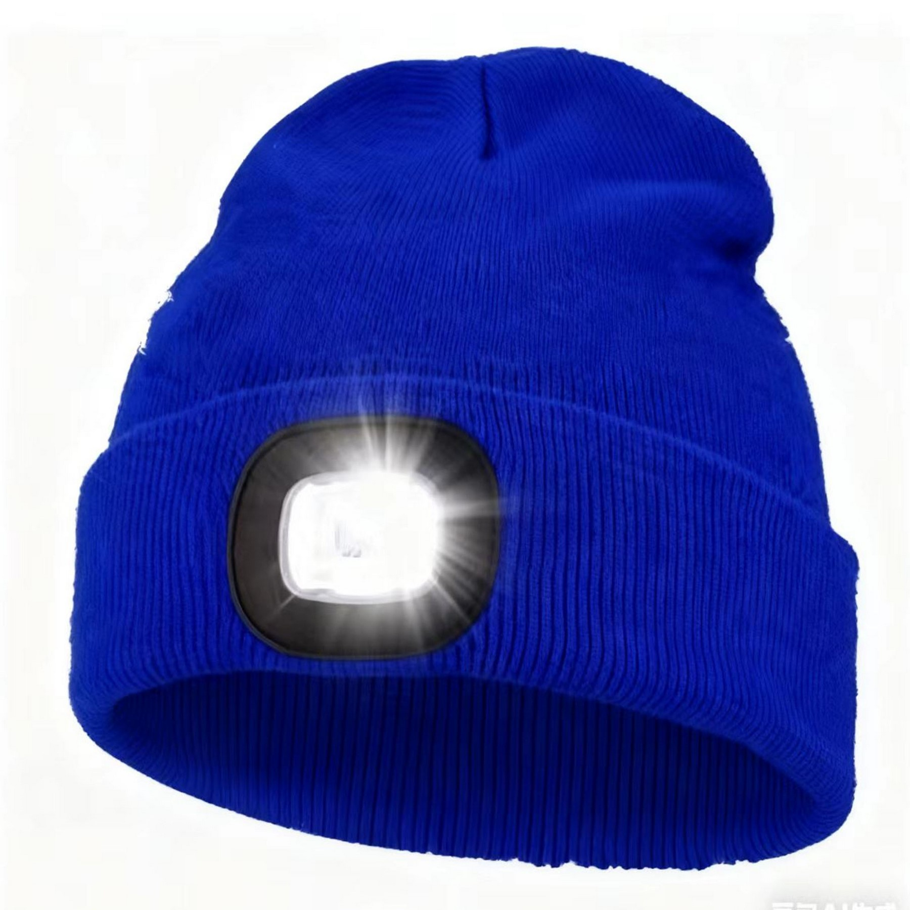 Cotton Beanie Cap with Integrated LED Light