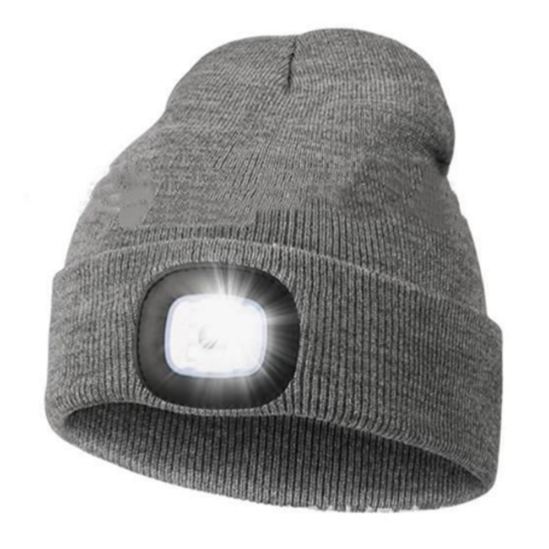 Cotton Beanie Cap with Integrated LED Light