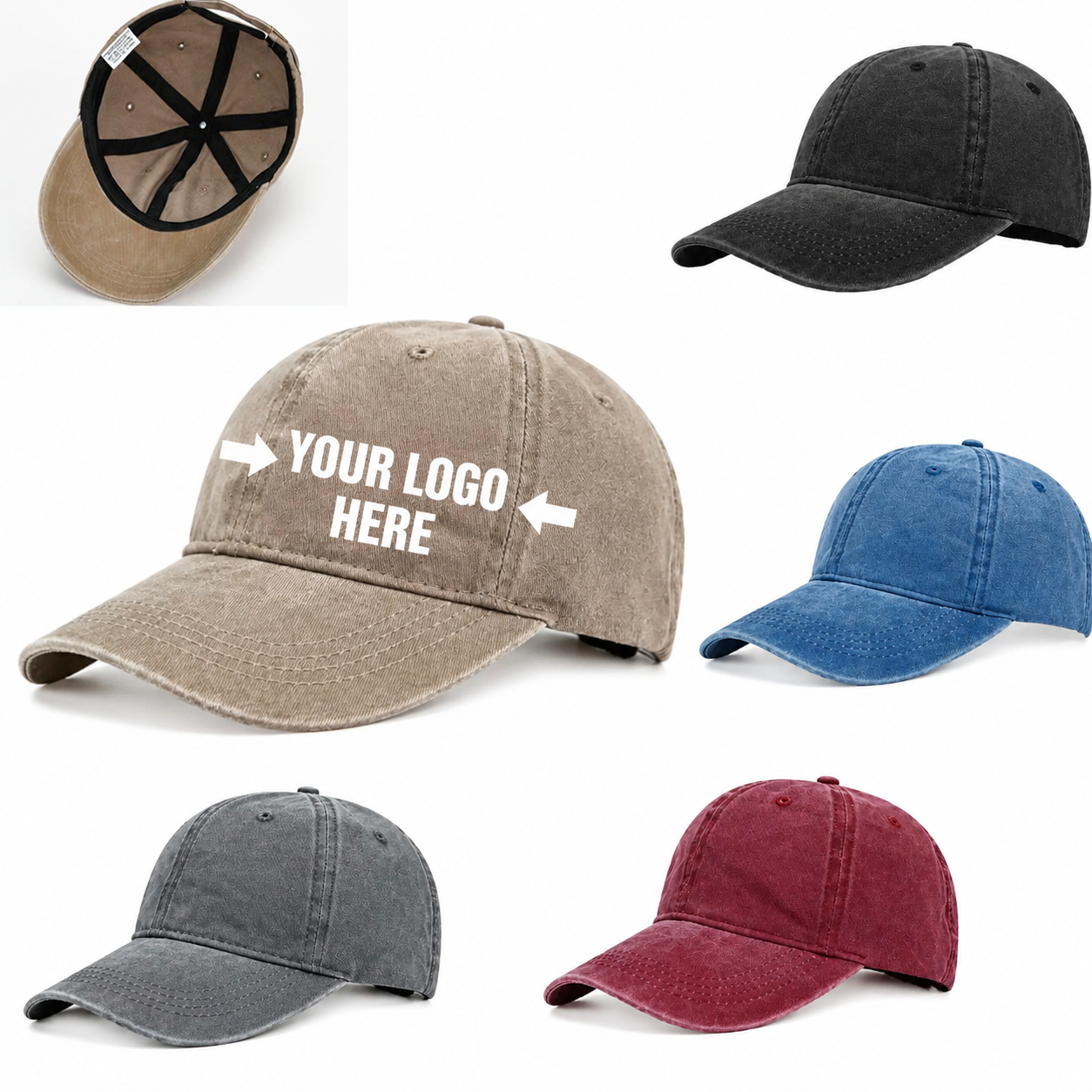 Cotton Sun Protection Baseball Cap with Breathable Design