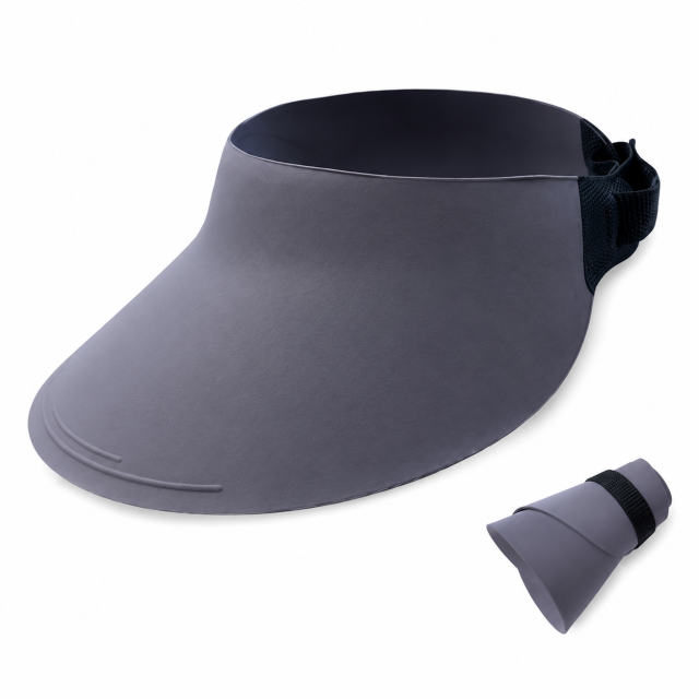Cotton Sun Visor with Adjustable Back Strap