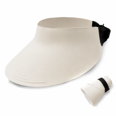 Cotton Sun Visor with Adjustable Back Strap