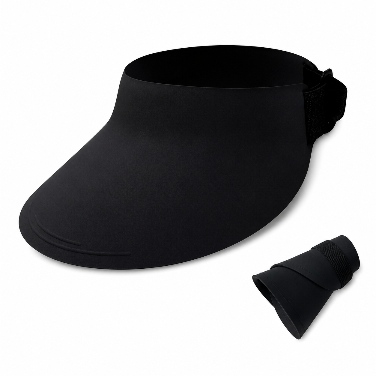 Cotton Sun Visor with Adjustable Back Strap