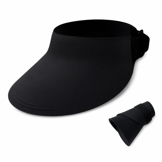 Cotton Sun Visor with Adjustable Back Strap