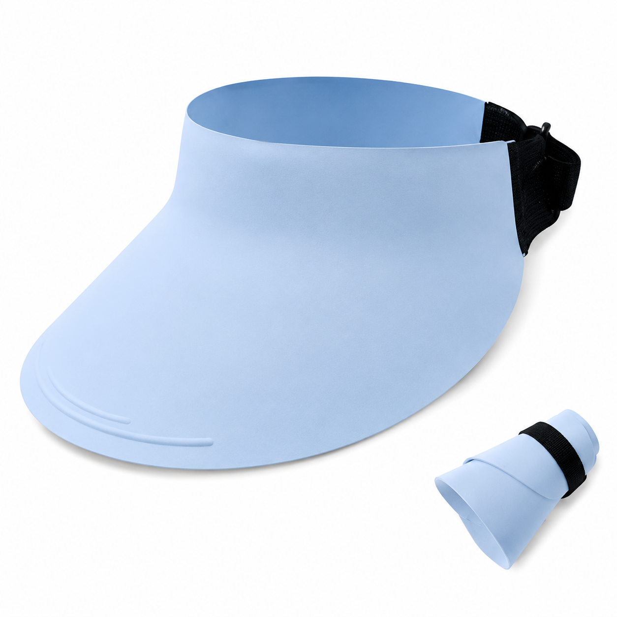 Cotton Sun Visor with Adjustable Back Strap