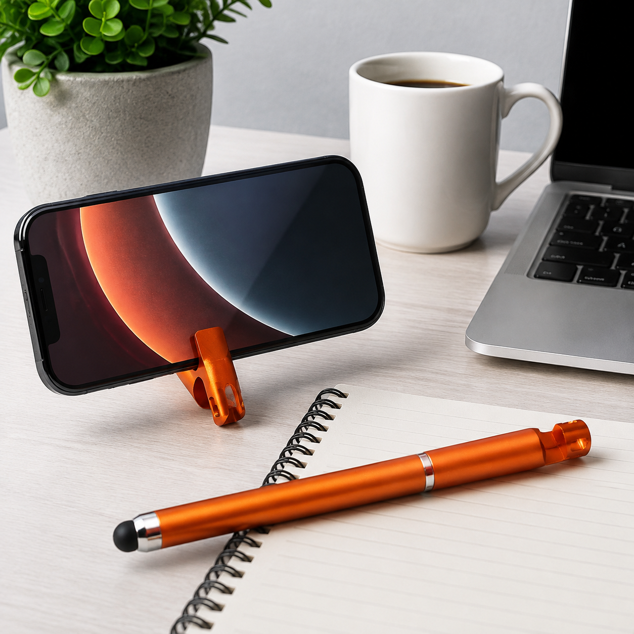 Customized Promotional Stylus Pen With Phone Holder Cap