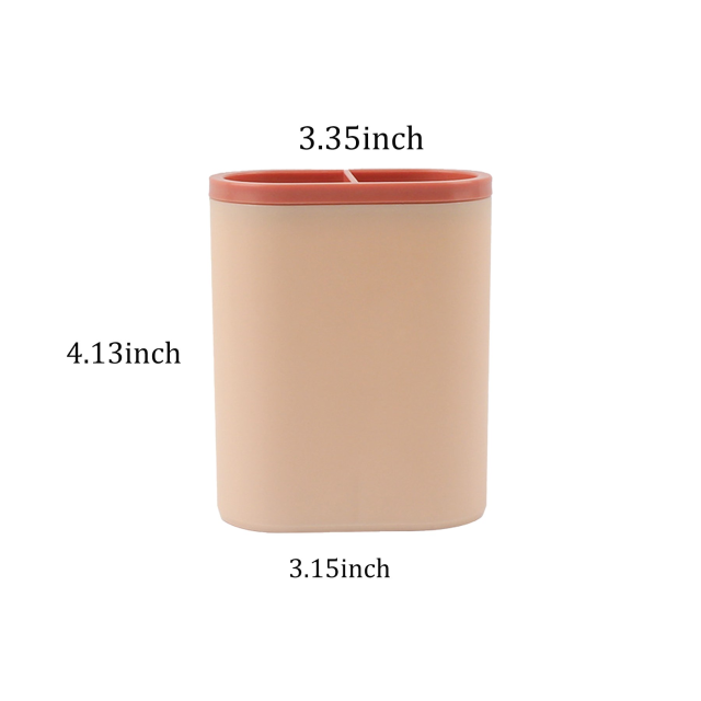 Desktop Plastic Pen Holder Organizer With Storage Compartments