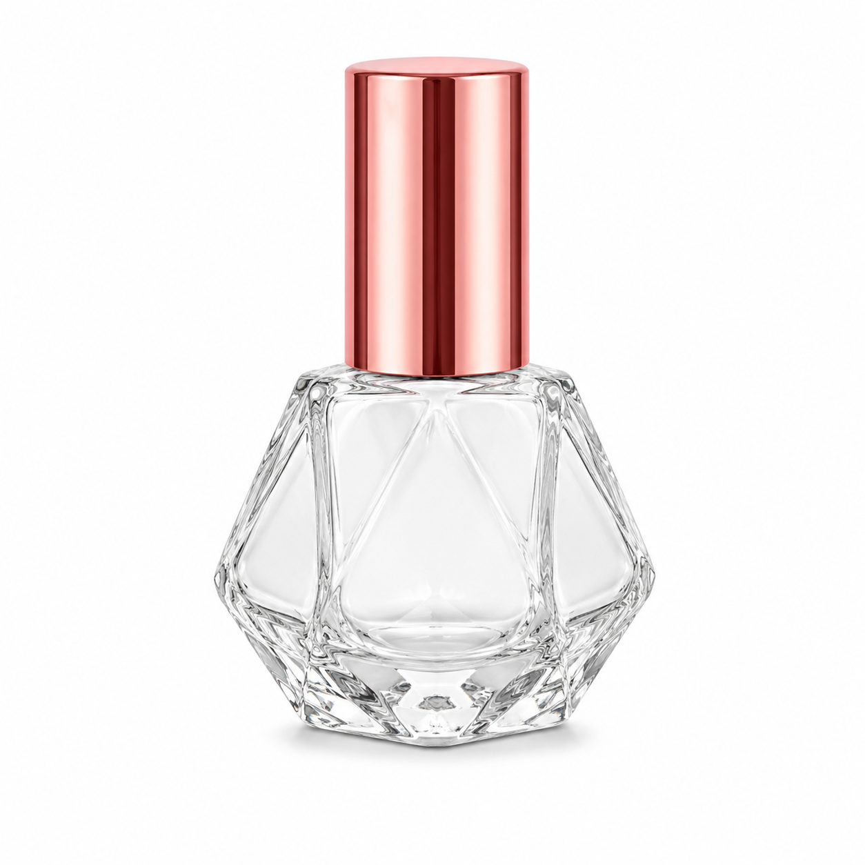 Diamond Glass Essential Oil Roller Bottle
