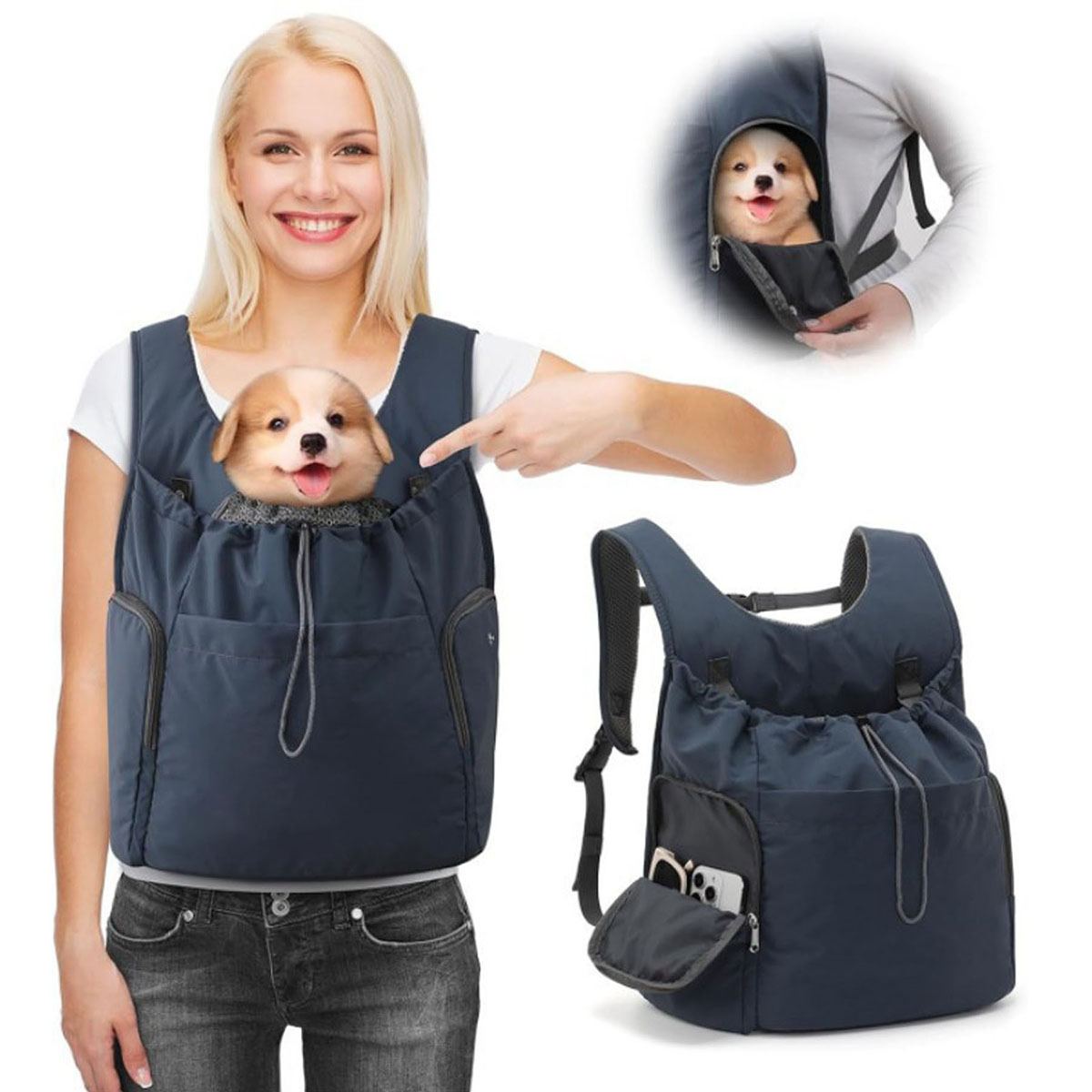 Dog Carrier Backpack for Hiking