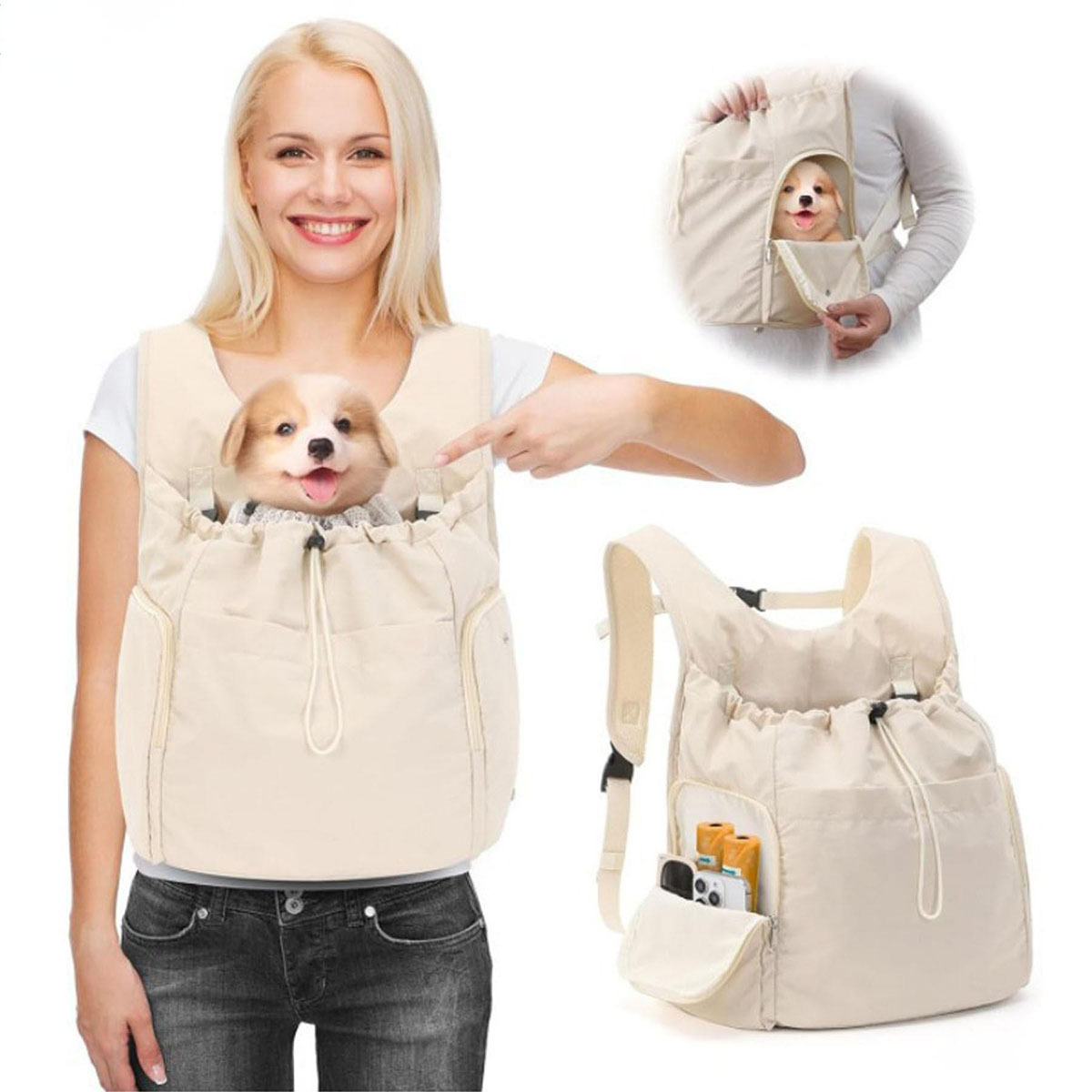 Dog Carrier Backpack for Hiking