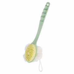 Double-Sided Long Handle Soft Bristle Bath Brush