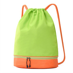 Drawstring Cinch Backpack with Shoe Compartment