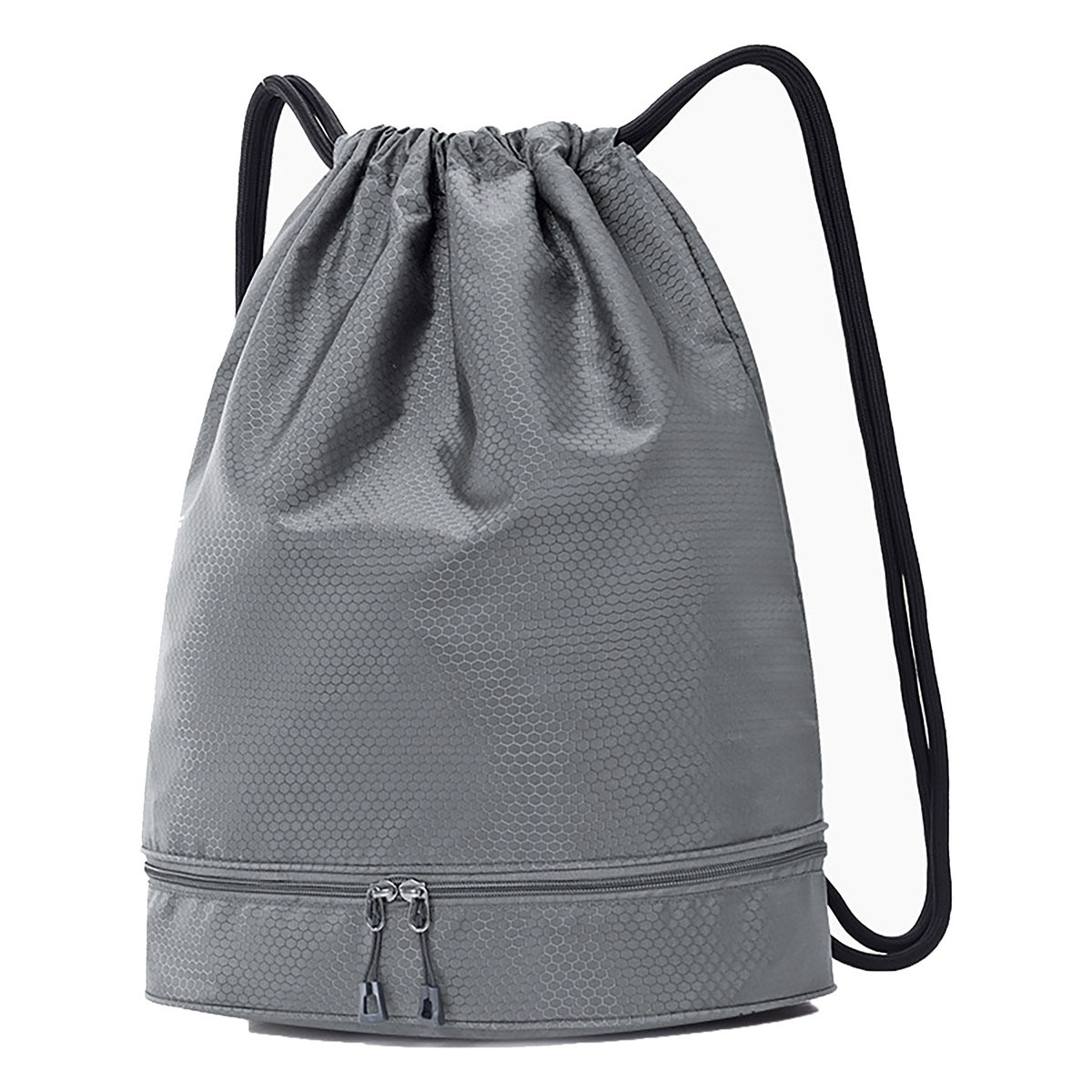 Drawstring Cinch Backpack with Shoe Compartment