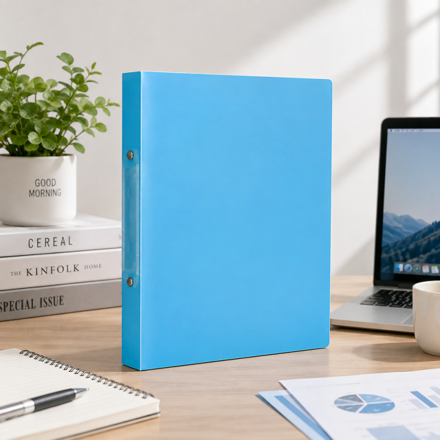 Durable PP Three-Ring Document Binder