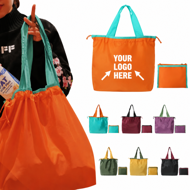 Eco-Friendly Foldable Nylon Shopping Tote Bag