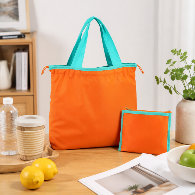 Eco-Friendly Foldable Nylon Shopping Tote Bag
