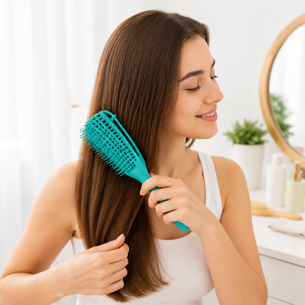 Eight-Armed Detangling Hair Brush