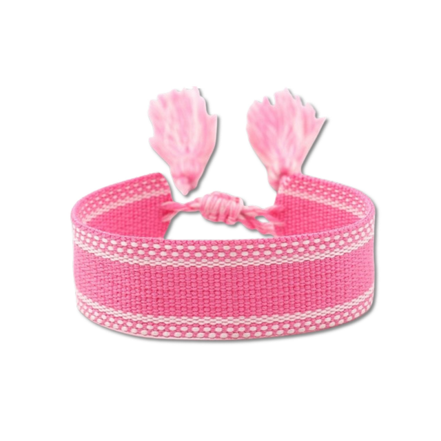 Embroidered Adjustable Friendship Bracelet