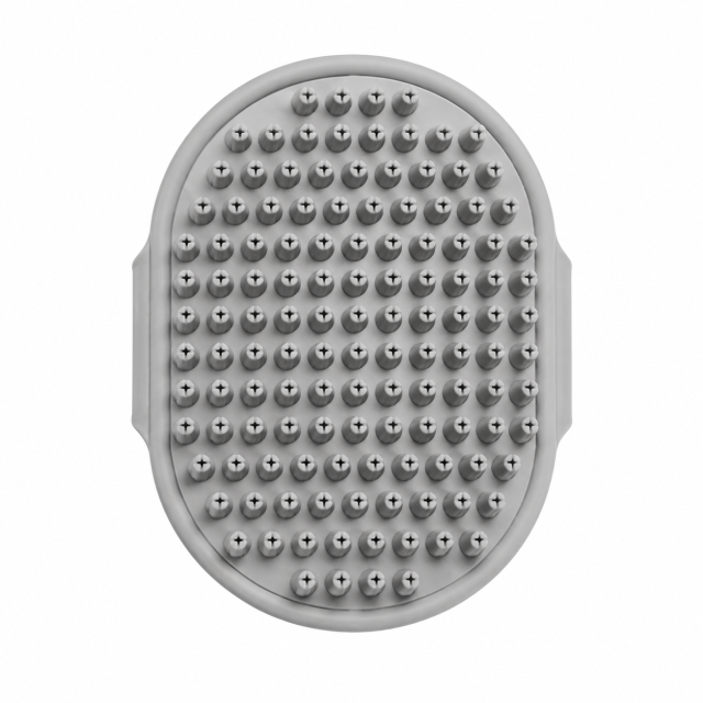 Ergonomic Pet Bath & Shedding Brush