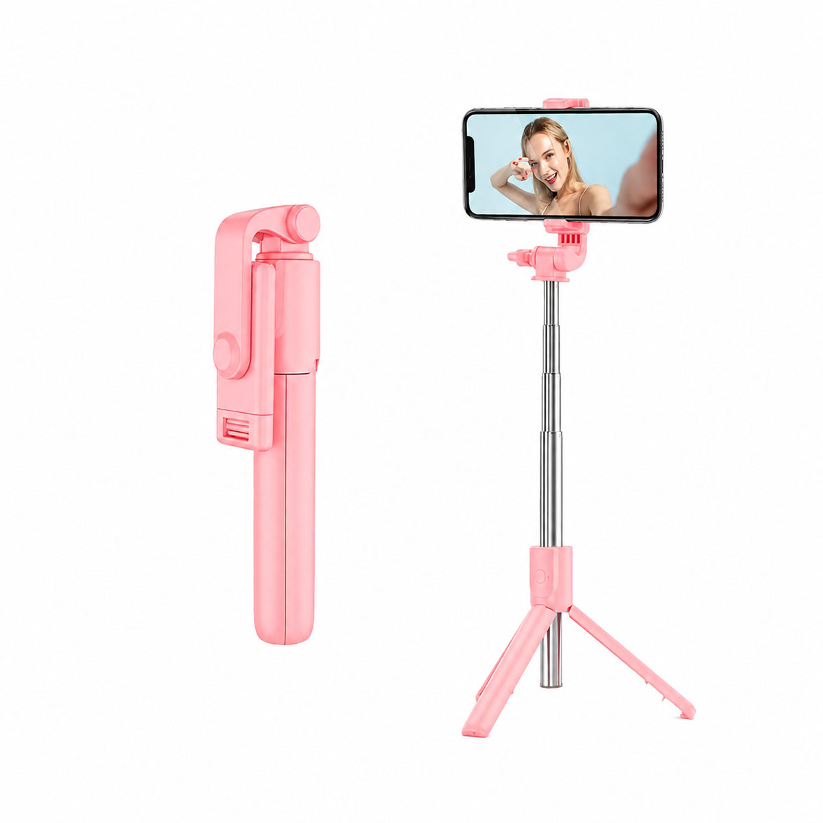 Extendable Selfie Stick With Wireless Remote