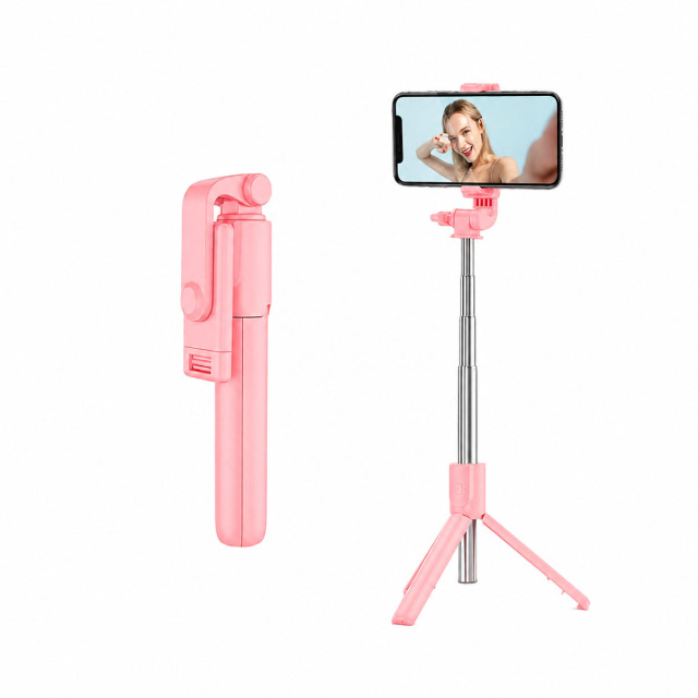 Extendable Selfie Stick With Wireless Remote