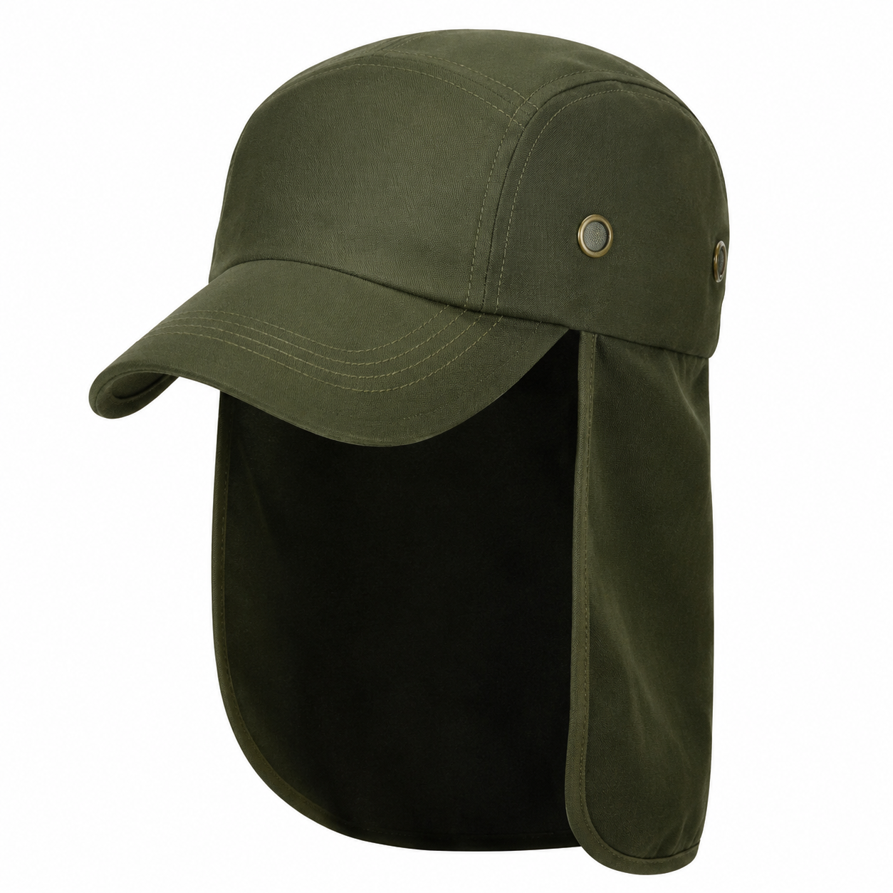 Fishing Cap with Neck Flap and UV Protection