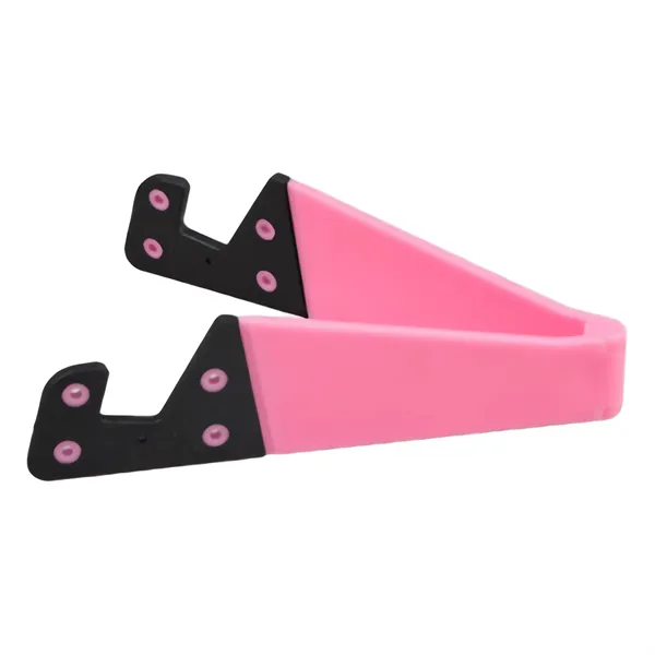 Foldable Adjustable V-Shape Smartphone Stand With Swivel Hinge Design