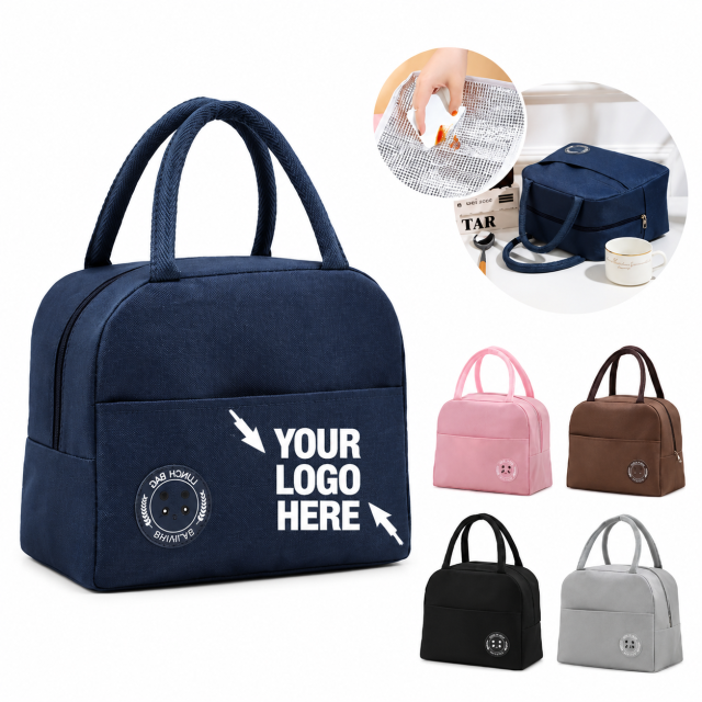 Foldable Insulated Lunch Cooler Tote Bag